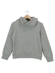 Vorschaubild 1 von Kinder Kapuzenpullover Gr. 176 Grau Sterne Hoodie Casual