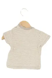 Vorschaubild 2 von Kinder Sweatshirt Gr. 62 Grau Gestreift Krabbe Niedlich Maritim
