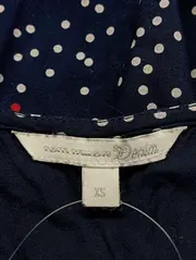 Vorschaubild 3 von Damen Freizeitkleid Gr. 34/XS Blau gepunktet Viskose Sommer