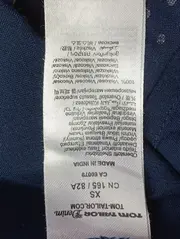 Vorschaubild 4 von Damen Freizeitkleid Gr. 34/XS Blau gepunktet Viskose Sommer