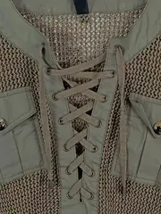 Vorschaubild 2 von Damen Strickpullover Oliv Gr. 38/M Casual Lochmuster