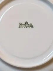 Vorschaubild 4 von Porzellan Unterteller Klassisch Weiß Blumenmuster