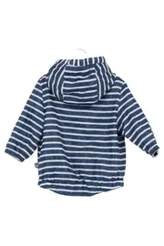 Vorschaubild 2 von Benetton Kinder Regenjacke Gr. 62 Blau Gestreift Maritim Kapuze