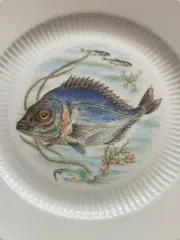 Vorschaubild 2 von KAISER Kuchenteller Porzellan 25cm Klassisch Weiß Fisch Motiv Festlich