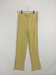 Vorschaubild 2 von Damen Stoffhose Gelb Gr. M Casual Leichte Sommerhose