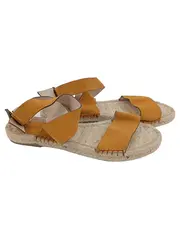 Vorschaubild 1 von Damen Sandalen Gr. 38 Gelb Espadrille Bohemian Casual Sommerschuhe