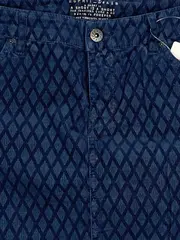 Vorschaubild 4 von Damen Jeansrock Gr. 38;M Blau Argyle Muster Minirock Casual