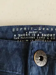 Vorschaubild 6 von Damen Jeansrock Gr. 38;M Blau Argyle Muster Minirock Casual