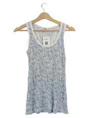 Vorschaubild 1 von Damen Blumenmuster Racerback Tanktop Gr. 34/XS Mehrfarbig Casual