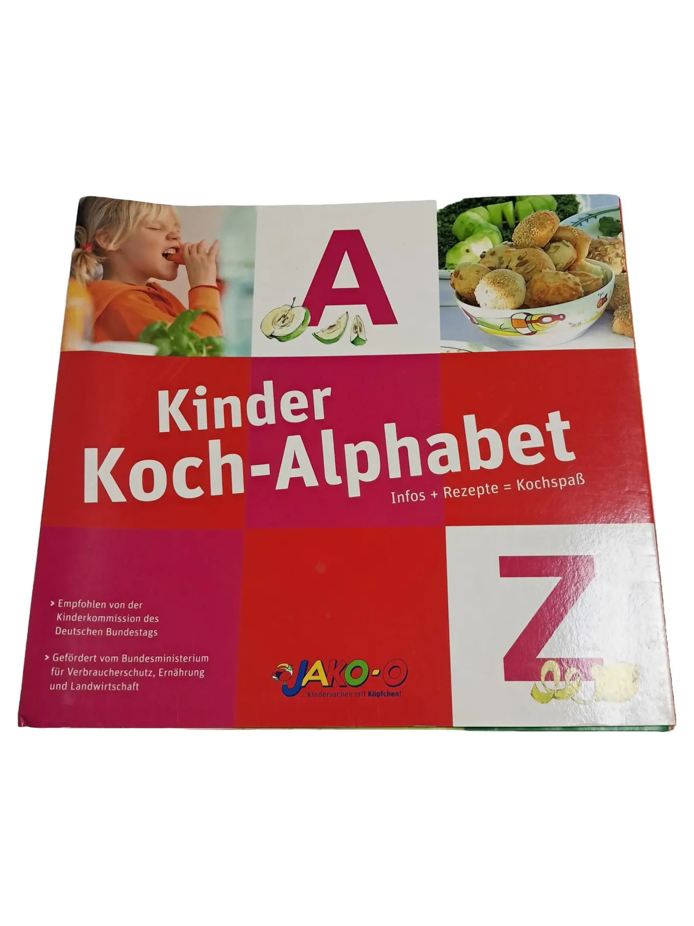 JAKO-O Kinder Koch-Alphabet Kochbuch Hardcover Rezepte für Kinder