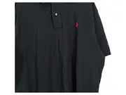 Vorschaubild 4 von Poloshirt Herren Klassisch Schwarz XXL 100% Baumwolle