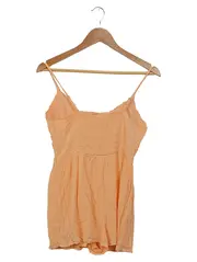 Vorschaubild 2 von Damen Jumpsuit Gr. 36/S Orange Feminin Stickerei