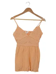 Vorschaubild 1 von Damen Jumpsuit Gr. 36/S Orange Feminin Stickerei