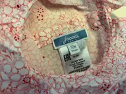 Vorschaubild 3 von Mädchen Bluse Gr. 74 Rosa Langarm Rüschen Blumenmuster Feminin