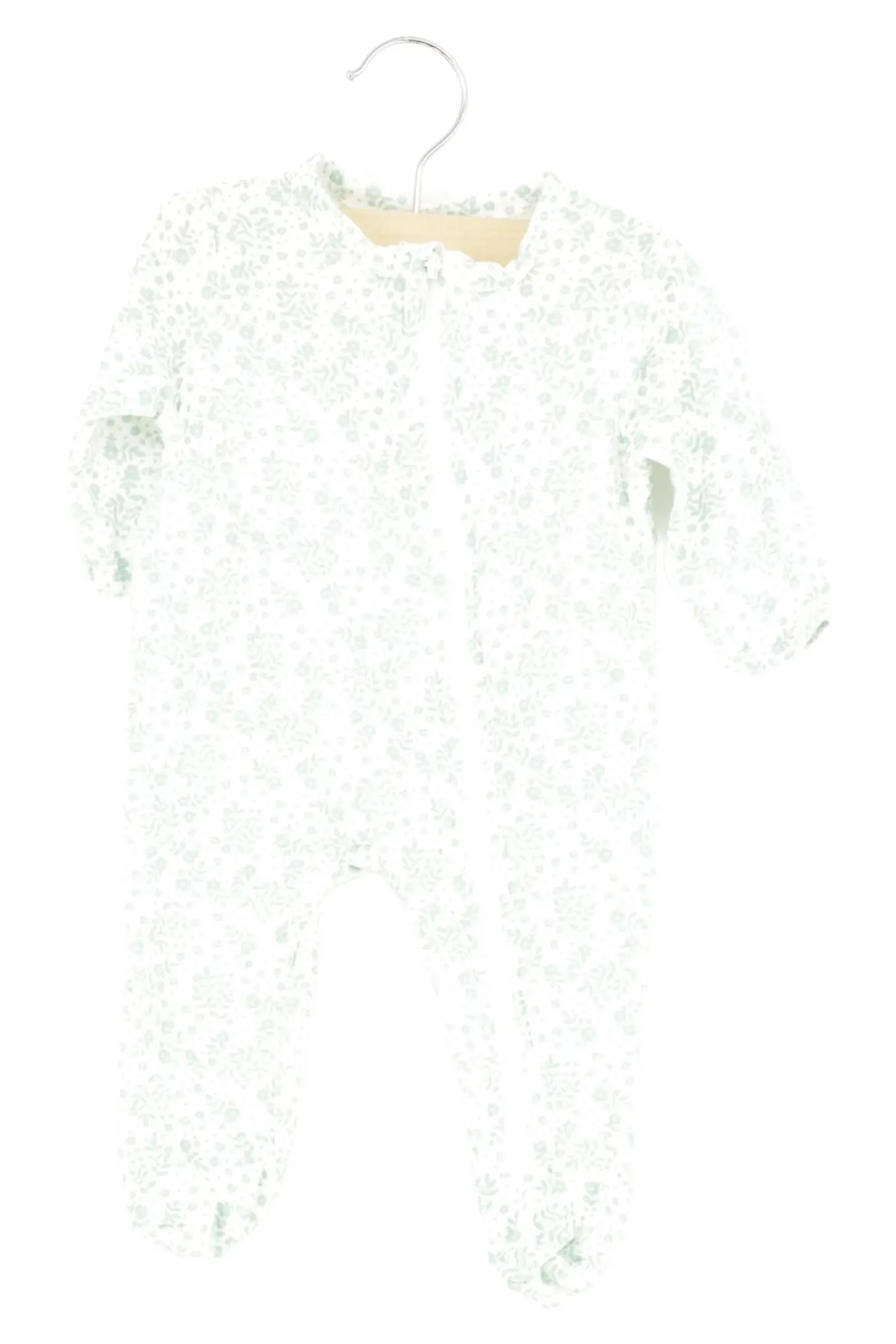 VERTBAUDET Baby Schlafanzug Gr. 74 Mehrfarbig Floral Muster Baumwolle