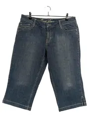 Vorschaubild 1 von Damen Jeans Shorts Gr. 44 Blau Casual Denim Kurze Hose