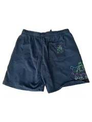 Vorschaubild 2 von Sport Shorts Schwarz Gr. XL Baumwolle Grafikprint