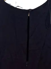 Vorschaubild 4 von Damen Festliches Kleid Schwarz Kurzarm Gürtel Elegant Gr. 38/M