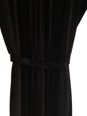 Vorschaubild 6 von Damen Jumpsuit Gr. 38/M Schwarz Casual Kurzarm mit Knopfleiste