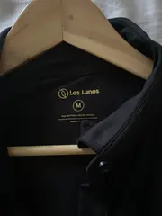 Vorschaubild 3 von Damen Jumpsuit Gr. 38/M Schwarz Casual Kurzarm mit Knopfleiste