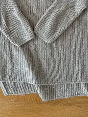 Vorschaubild 4 von Damen Pullover Strick Beige Gr. 36/S Casual Glitzer