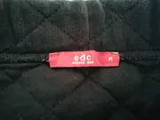 Vorschaubild 7 von EDC Damen Steppshorts Gr. M Schwarz Sportlich Baumwolle Gesteppt