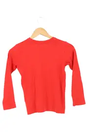 Vorschaubild 2 von Kinder Langarmshirt Gr. 128 Rot Casual Urban