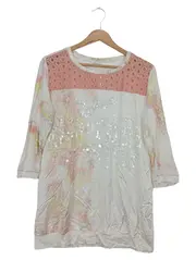 Vorschaubild 1 von SPORTALM Damen Bluse 36/S Mehrfarbig Casual Modern Pailletten Lochmuster