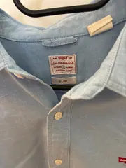 Vorschaubild 3 von Battery Shirt Herren Hemd Langarm Slim Fit Gr. L Blau