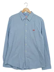 Vorschaubild 1 von Battery Shirt Herren Hemd Langarm Slim Fit Gr. L Blau