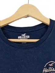 Vorschaubild 4 von Damen Langarmshirt Gr. 36/S Blau Casual Logo-Print