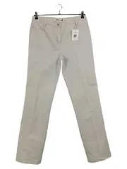 Vorschaubild 1 von Denim Damen Hose Jeans W35 Gr. 44 Beige Baumwolle Stretch Casual Basic