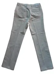 Vorschaubild 2 von Denim Damen Hose Jeans W35 Gr. 44 Beige Baumwolle Stretch Casual Basic
