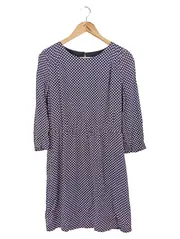 Vorschaubild 1 von MARC O POLO Damen Blusenkleid Gr. 38 M Blau Grafisch Viskose Tunikakleid