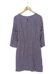 Vorschaubild 2 von MARC O POLO Damen Blusenkleid Gr. 38 M Blau Grafisch Viskose Tunikakleid