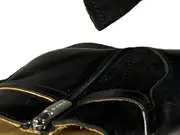 Vorschaubild 9 von Stiefelette Damen Leder Schwarz Gr. 39 Reißverschluss Schnalle
