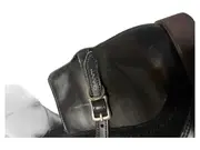 Vorschaubild 5 von Stiefelette Damen Leder Schwarz Gr. 39 Reißverschluss Schnalle