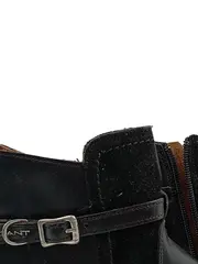 Vorschaubild 7 von Stiefelette Damen Leder Schwarz Gr. 39 Reißverschluss Schnalle