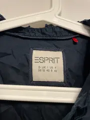 Vorschaubild 4 von Damen Bluse Kurzarm Gr. 38 Petrol Rüschen Baumwolle Casual