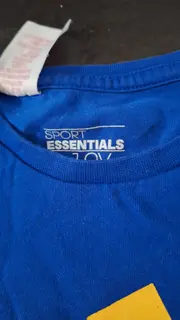 Vorschaubild 3 von T-Shirt Kinder Gr. 140 Blau Gelb Logo Sport Essentials