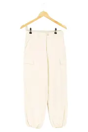 Vorschaubild 1 von Damen Stoffhose Beige Gr. 34 XS Casual Cargo Hose
