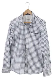 Vorschaubild 1 von Herren Freizeithemd M/40 Blau Kariert Casual Langarm