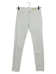 Vorschaubild 1 von Denim Damen Skinny Stoffhose Weiß W27/L32 Gr. 36