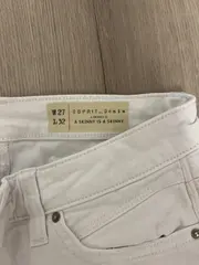 Vorschaubild 3 von Denim Damen Skinny Stoffhose Weiß W27/L32 Gr. 36