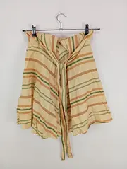 Vorschaubild 2 von Damen Sommerkleid Neckholder Gestreift Beige Gr. 36/S Casual
