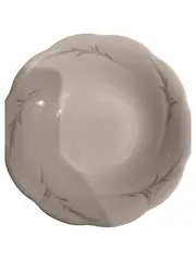 Vorschaubild 1 von Dekoschale Porzellan Weiß Blumen Modern 21 cm