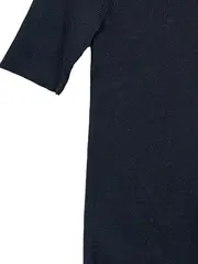 Vorschaubild 3 von Damen Pullover Blau Rippstrick Gr. 36/S Baumwolle