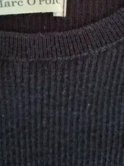 Vorschaubild 5 von Damen Pullover Blau Rippstrick Gr. 36/S Baumwolle
