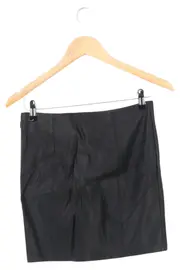 Vorschaubild 2 von Kunstleder Minirock Damen Schwarz Gr. 34/XS Urban Freizeit