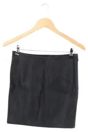 Vorschaubild 1 von Kunstleder Minirock Damen Schwarz Gr. 34/XS Urban Freizeit